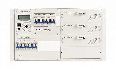 ИБЭП-220(380)/48В-120А-3/4 (1500)-6U-LAN